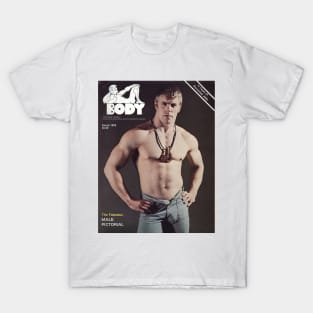 BODY Pictorial Magazine - Vintage Physique Muscle Male Model Magazine Cover T-Shirt